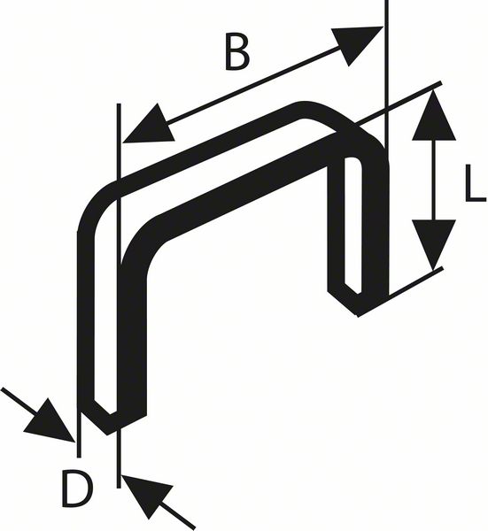 Sponka z jemného drôtu, typ 53 11,4 × 0,74 × 10 mm - 1