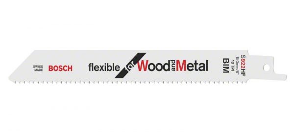 Pílový list do chvostovej píly S 922 HF Flexible for Wood and Metal - 1