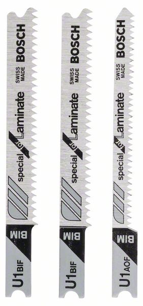 3-dielna súprava pílových listov do priamočiarych píl U 1 BIF (2x); U 1 AOF - 1