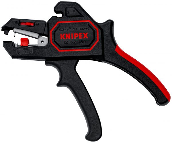 KNIPEX 12 62 180 SB Automatický odizolovací nástroj 180 mm (samoobslužná karta/blister) - 1