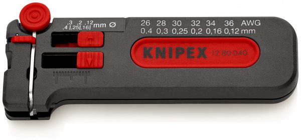 KNIPEX 12 80 040 SB Mini odizolovacie kliešte 100 mm - 1