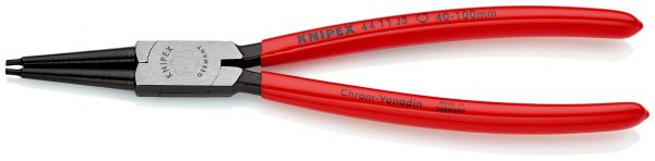 KNIPEX 44 11 J3 SB Kliešte na poistné krúžky pre vnútorné poistné krúžky vo vŕtaných otvoroch poplastované čierne atramentované 225 mm (samoobslužná karta/blister) - 1