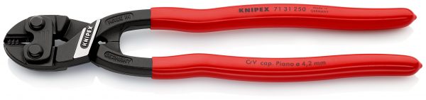 KNIPEX 71 31 250 SB CoBolt® XL Kompaktné pákové kliešte poplastované čierne atramentované 250 mm (samoobslužná karta/blister) - 1