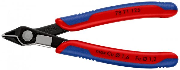 KNIPEX 78 71 125 Electronic Super Knips® s multi-komponentnými úchopmi leštené 125 mm - 1