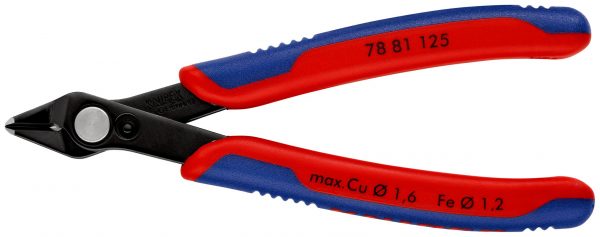 KNIPEX 78 81 125 Electronic Super Knips® s multi-komponentnými úchopmi leštené 125 mm - 1