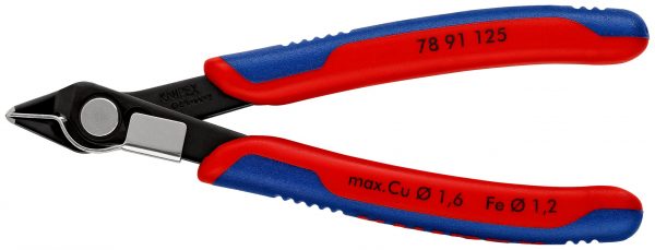 KNIPEX 78 91 125 Electronic Super Knips® s multi-komponentnými úchopmi leštené 125 mm - 1