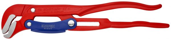 KNIPEX 83 60 015 Hasák S-typ s rýchlym nastavením popráškované na červeno 420 mm - 1
