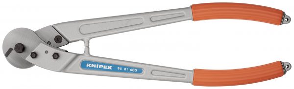 KNIPEX 95 81 600 Nožnice na oceľové lanká a ACSR káble s plastovými úchopovými zónami 600 mm - 1