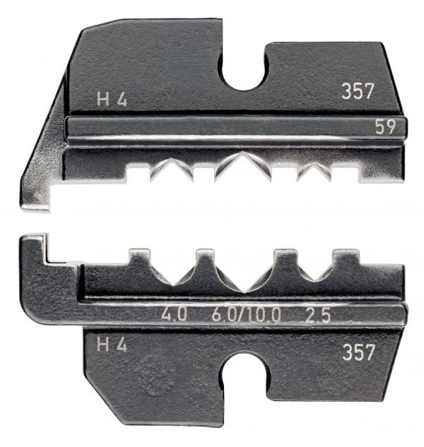 KNIPEX 97 49 59 Lisovacie čeluste pre konektory pre solárne káble Helios H4 (Amphenol) - 1