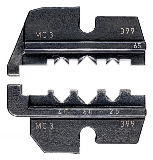 KNIPEX 97 49 65 Lisovacie čeluste pre konektory pre solárne káble MC3 (Multi-Contact) - 1