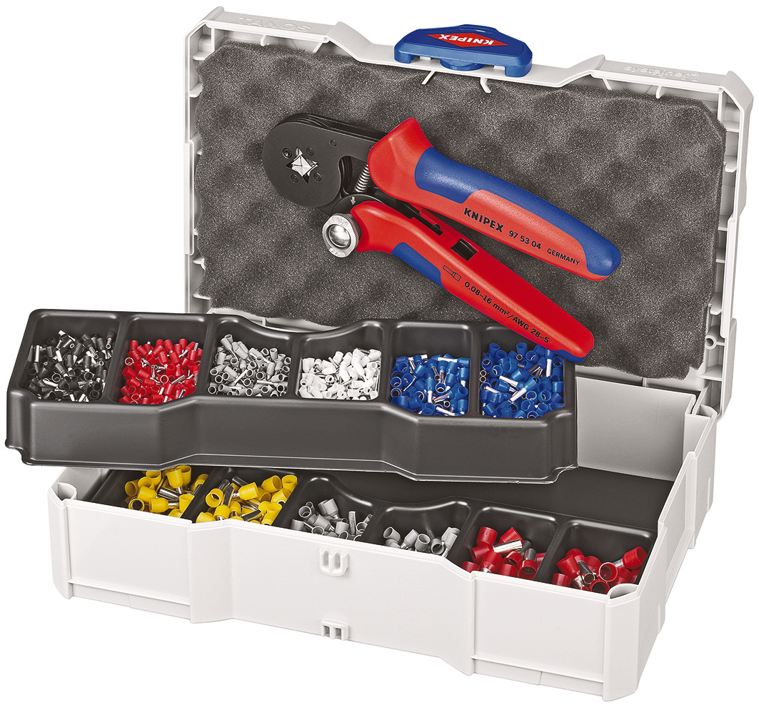 9790094k KNIPEX 97 90 09 Lisovací sortiment pre dutinky - 1
