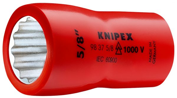 KNIPEX 98 37 5/16" 12- bodový nástrčný kľúč s vnútorným štvorhranom 3/8" 42 mm - 1