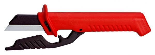 KNIPEX 98 56 SB Nôž na káble s vymeniteľnou čepeľou 190 mm (samoobslužná karta/blister) - 1